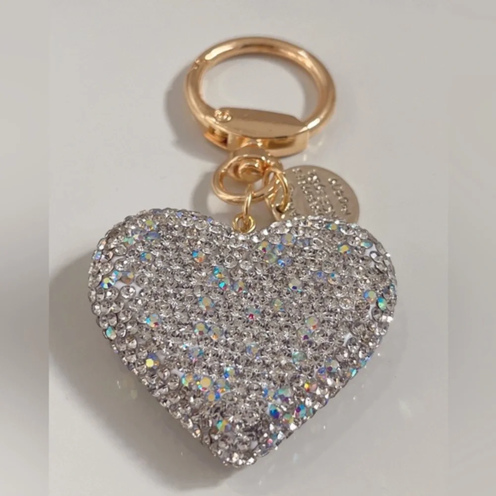 Pink bling‎ bling rhinestones key chain